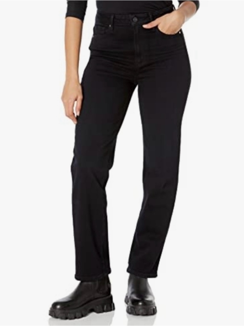 PAIGE Stella Black Skinny Jeans Women's Size 25